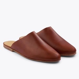 Nisolo Lima Slip-on Mule, New, 8.5, Brandy